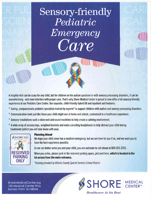 Sensory-friendly Emergency Pediatric Care